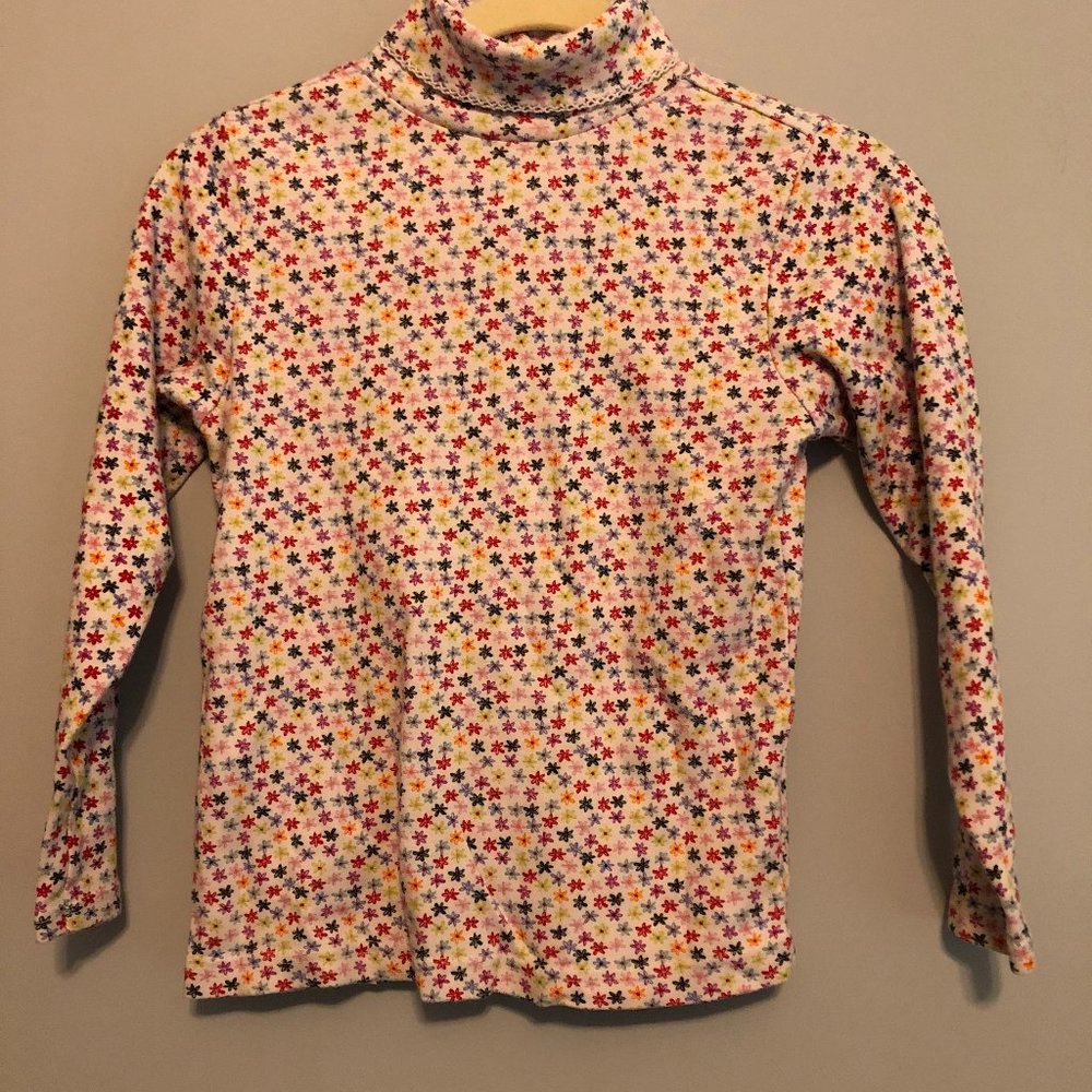 Gymboree Winter Magic 3XL 8 yrs ditsy turtleneck